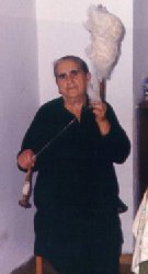 Irene hilando