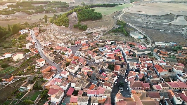 Vista area del pueblo