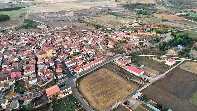 Vista area del pueblo