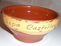 Cazuela para las sopas de ajo