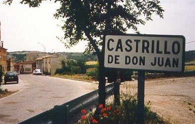 Acceso al pueblo desde Palencia