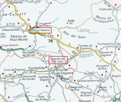 Localizacin de Castrillo de Don Juan