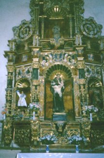 Altar de San Antonio (pequeo), San Roque y el Nio