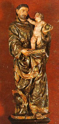 San Antonio, en el Museo Nacional de la Escultura de Valladolid