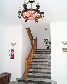 Escalera de acceso al ayuntamiento